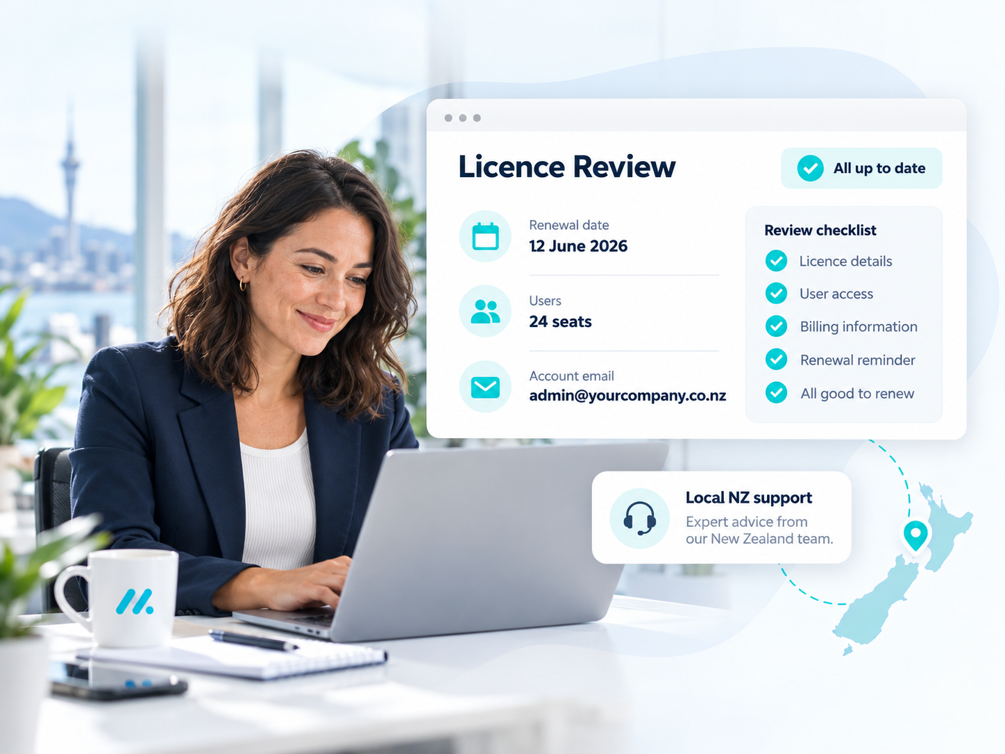 New Zealand licence review and renewal support